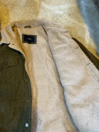 Chaqueta Pana Caqui L Retro Vintage Y2K