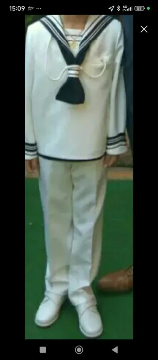 Traje de comunión marinero niño