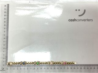 pulsera oro 18k con circonita