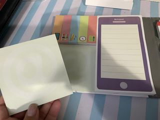 Lote washi tapes y notas adhesivas