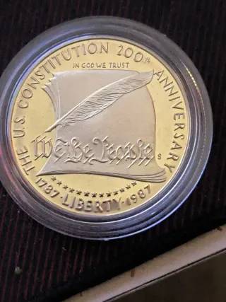 Dólar Plata Constitución 200 Aniversario