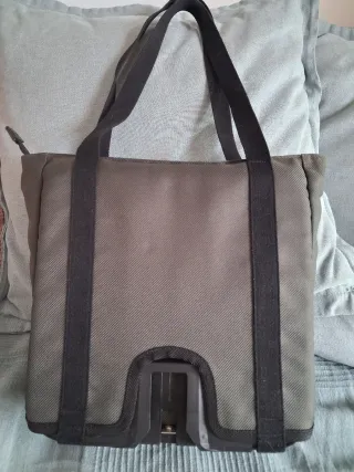 Bicicleta Plegable Brompton H3L Negra y bolso Tote