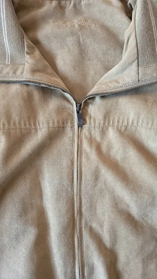 Chaqueta Emilio Tucci ante beige-marrón T.52