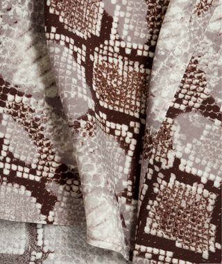 Falda larga estampado serpiente