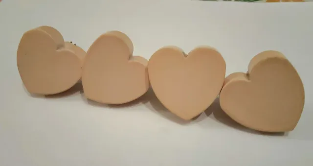 Lote 7 Tiradores Corazón Madera