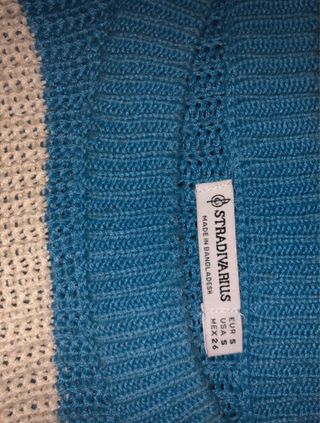 Jersey rayas azul y blanco