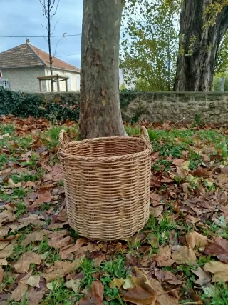 Cesta grande de mimbre