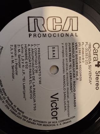 Vinilo Rocío Jurado - Ven y sígueme