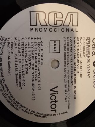 Vinilo Rocío Jurado - Ven y sígueme