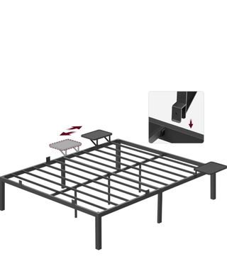 Estructura Cama Metálica con mesillas