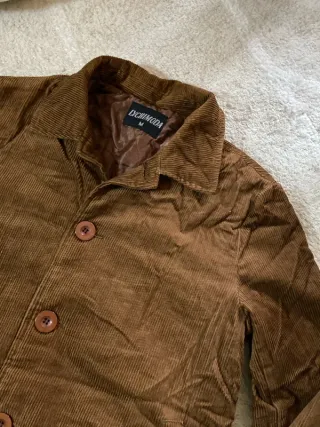 Chaqueta Pana Marrón Retro Y2K 90s DORNGODA Talla