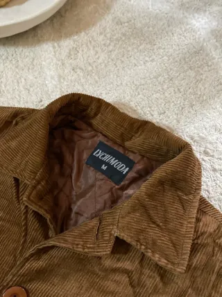 Chaqueta Pana Marrón Retro Y2K 90s DORNGODA Talla