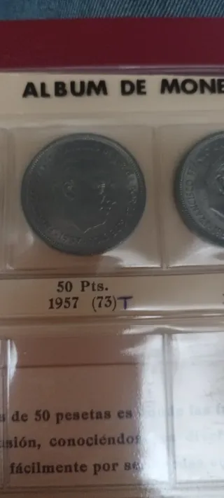 Monedas 50 Pesetas 1957