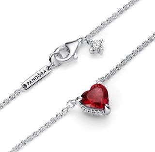 Collar Pandora Corazón Rojo