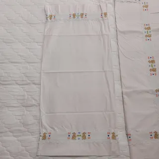 Juego sábanas bordado para cama individual