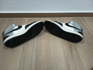 Nike Court Vision Mid Blancas Grises Negras