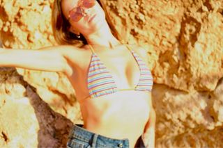 Bikini Terry Rayas Multicolor Talla Única