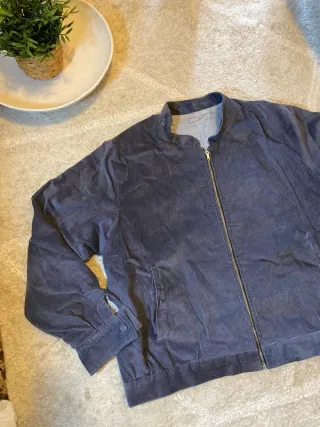 Chaqueta bomber pana retro vintage