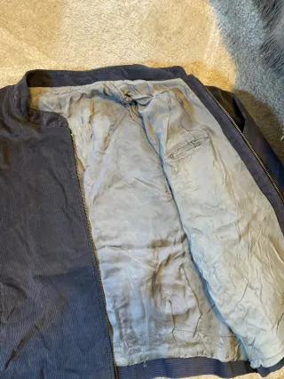 Chaqueta bomber pana retro vintage