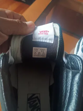 Vans caña alta negras T39