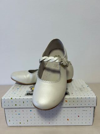 Vestido de Comunión Niña Talla 10 Marfil