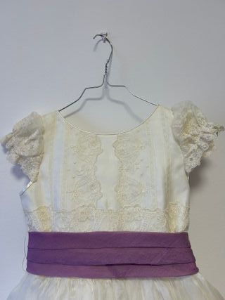 Vestido de Comunión Niña Talla 10 Marfil