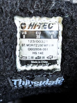 Botas de invierno HI-TEC, impermeables, talla 39