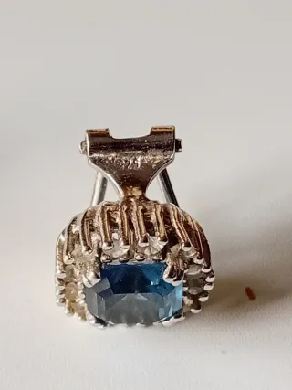 Pendientes Plata Ley 925 Azul