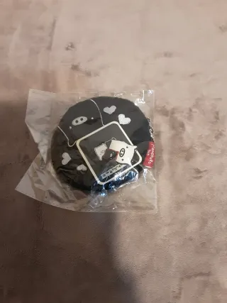 Monedero Monokuro Boo Negro y Blanco