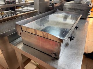 Plancha Gas Profesional MOVILFRIT 80cm - 2 fuegos