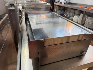 Plancha Gas Profesional MOVILFRIT 80cm - 2 fuegos