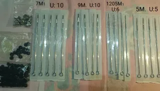 Lote abujas tatuar CADUCADAS