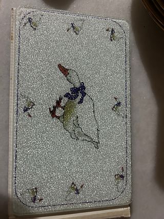 Tabla de vidrio templado con gansos