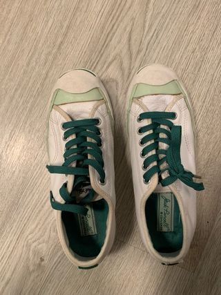 Zapatillas Converse Jack Purcell Blancas y Verdes
