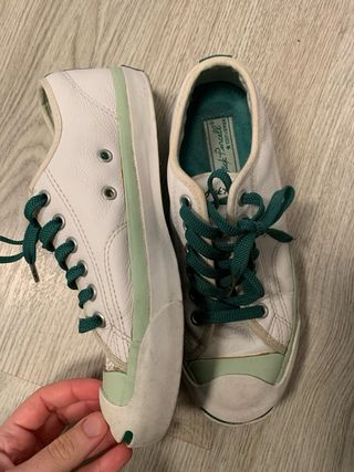 Zapatillas Converse Jack Purcell Blancas y Verdes