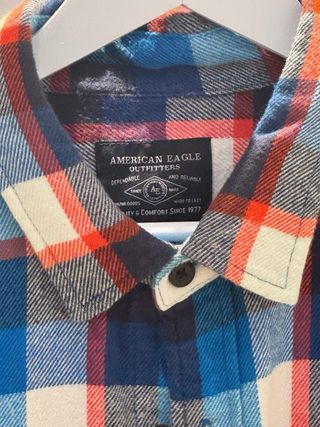 Camisa de franela American Eagle cuadros