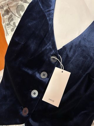 Chaleco Terciopelo Mango Talla S