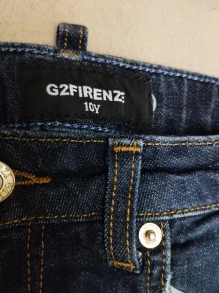 Jeans G2Firenze blu scuro 10 anni