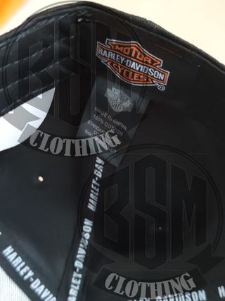 Cappellino Harley Davidson Nero Arancione