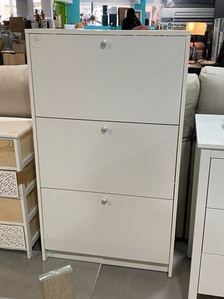 Zapatero blanco 3 puertas