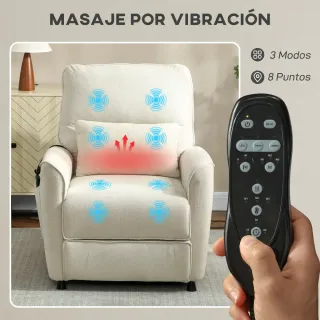 Sillón Relax Eléctrico con Calor Lumbar