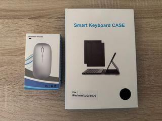 Custodia per iPad Mini 1/2/3/4/5 con tastiera e mouse