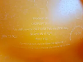 Vaschetta Ok Baby Arancione