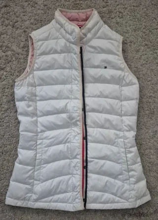 Chaleco Tommy Hilfiger Blanco y Rosa
