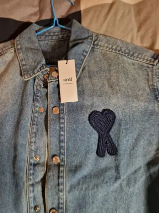 Camicia jeans Ami Paris taglia S, nuova