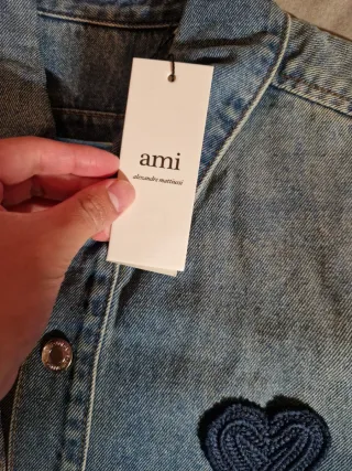 Camicia jeans Ami Paris taglia S, nuova