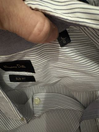 Camisa Rayas Morado Massimo Dutti