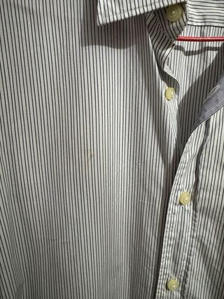 Camisa Rayas Morado Massimo Dutti