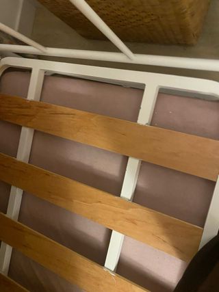 Somier nido metálico blanco SOLO VENTA EN DAIMUZ