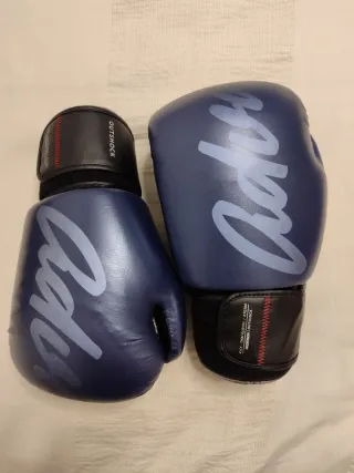 Guantes de boxeo Outshock azules